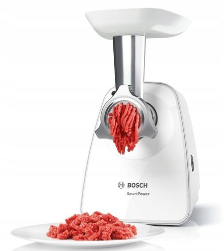 Maszynka do mielenia mięsa BOSCH MFW2510W 1500W Nasadka masarska Mocna na Arena.pl