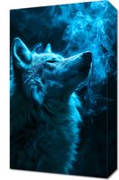 Obraz 30x50cm Oddech Wilka