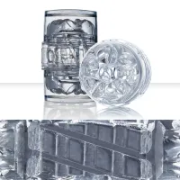 fleshlight quickshot vantage - kompaktowa maszyna intymna, transparentna