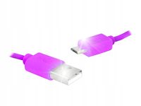 Kabel niktrade USB - microUSB typ B 1,5 m różowy