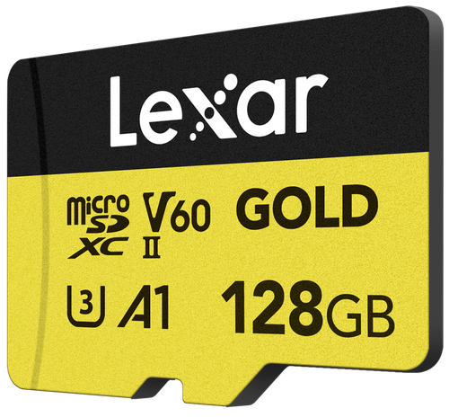 Lexar microSDXC Gold 128GB UHS-II U3 V60 A1 R 280MB/s W 100MB/s na Arena.pl
