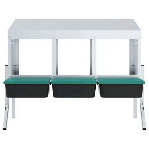 Kurnik lęgowy 3 komory z nogami ocynkowana stal na Arena.pl