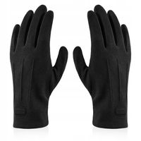 BETLEWSKI Rękawiczki męskie do smartfona zimowe dopasowane eleganckie