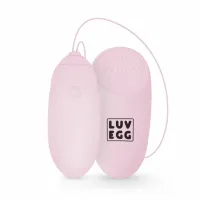 luv egg model pink - wibrujące jajko z pilotem, 12 trybow, silikon
