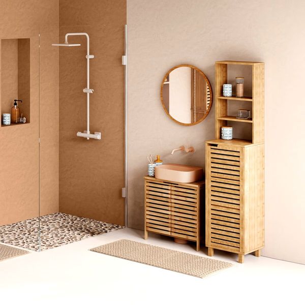 Regał Sicela bambusowy zdjęcie 4