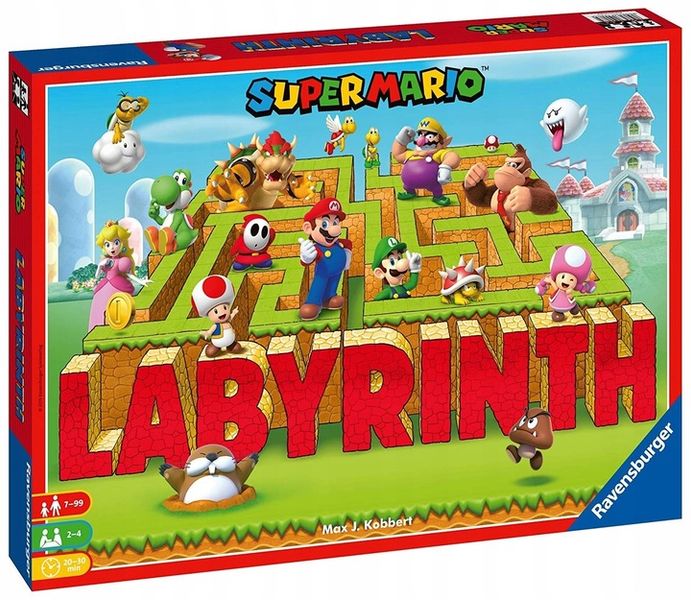 Gra Planszowa Labyrinth Super Mario Ravensburger Labirynt zdjęcie 7