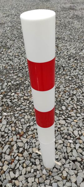 Słupek drogowy U-12C PE blokujący do instalacji w gruncie 130cm zdjęcie 3