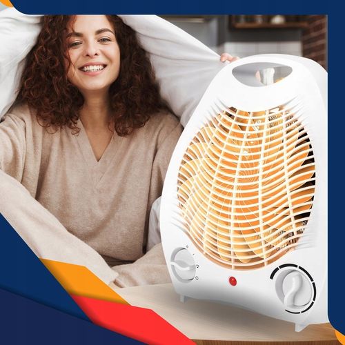 TERMOWENTYLATOR GRZEJNIK ELEKTRYCZNY FARELKA OGRZEWACZ Z TERMOSTATEM na Arena.pl
