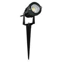 Słupek LAMPA stojąca PLANT LED 5W 4500K 03130 Ideus zewnętrzna OPRAWA ogrodowa NAŚWIETLACZ reflektorowy outdoor IP65 czarny