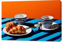 Obraz 100x70cm Croissanty