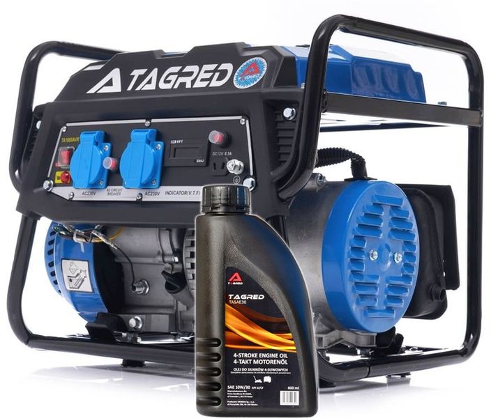AGREGAT PRĄDOTWÓRCZY PRĄDU TAGRED 1600W AVR +OLEJ zdjęcie 1