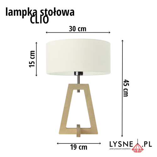 Lampka stołowa CLIO E27 na Arena.pl
