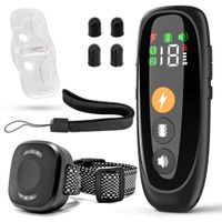 Obroża Treningowa dla Psa Uniwersalna 2 Kanały Pilot Odbiornik USB-C 800m.