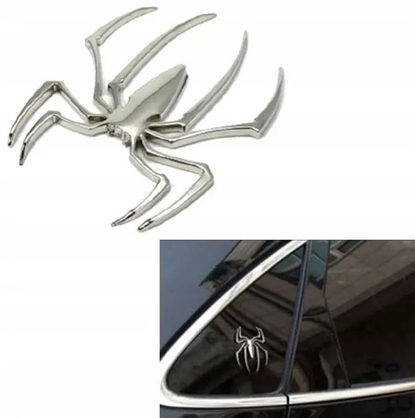 Emblemat 3D Spider Man Pająk Tuning Chrom Ozdoba do Auta na Deskę Znaczek zdjęcie 16