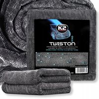 K2 TWISTON DWUSTRONNY RĘCZNIK mikrofibra OSUSZANIA LAKIERU KAROSERII AUTA