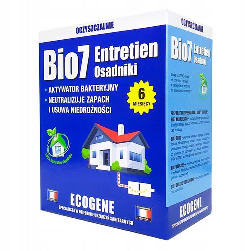 Bio 7 Entretien 480 Osadniki BAKTERIE Bio7 Ecogene AKTYWATOR do SZAMB POŚ na Arena.pl