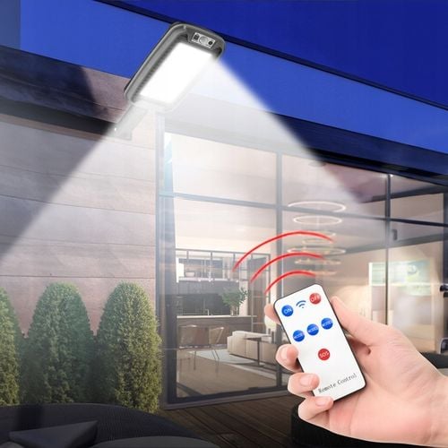 LAMPA SOLARNA LED 600W Z CZUJNIKIEM RUCHU I ZMIERZCHU ZEWNĘTRZNA + na Arena.pl