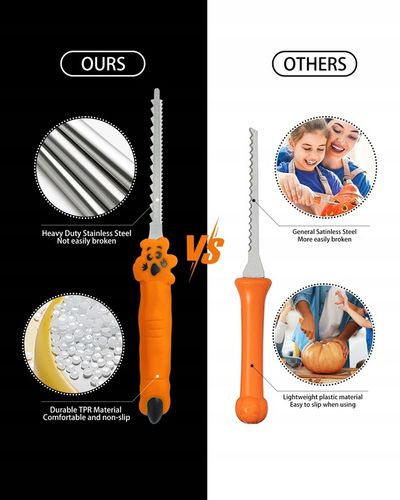 OSTRY ZESTAW DO RZEŹBIENIA DYNI HALLOWEEN na Arena.pl