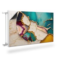 MASKOWNICA Magnetyczna Na Grzejnik Kolorowy MARMUR Abstrakcja 120cm x 60cm