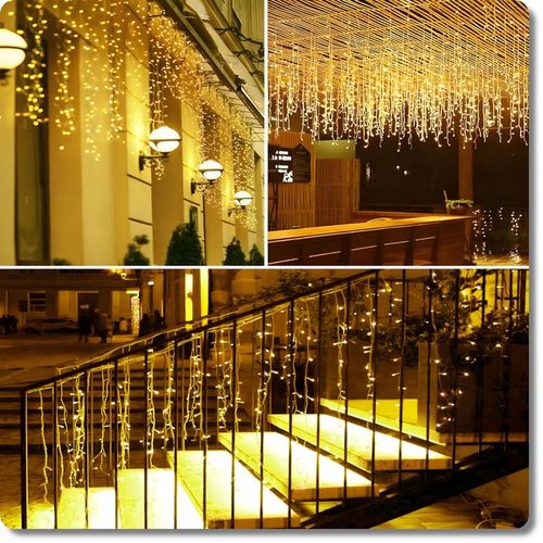 SOPLE FLASH 1000LED 40m ZEWNĘTRZNE BIAŁE CIEPŁE lampki z Flashem Zimnym na Arena.pl