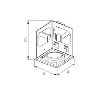 Oprawa Sufitowa MDD UNO 830 Biała 19W 230V 35st SpectrumLED WOJP00941