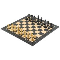 Ekskluzywny Turniejowy Zestaw Szachowy: Drewniane Figury 8 cm&Plansza 48 cm