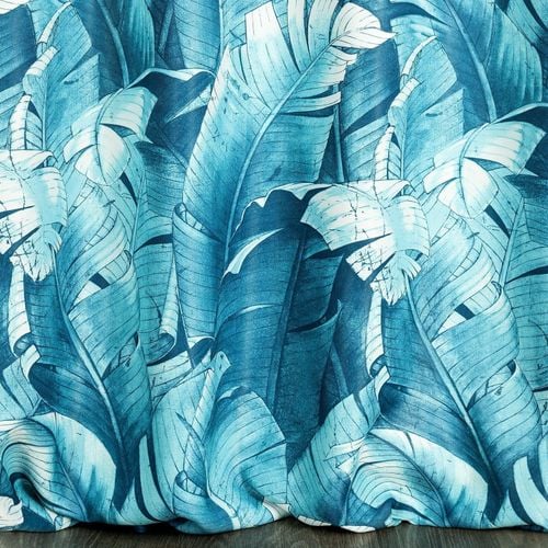 Zasłona na przelotkach LIZBONA 140x250 niebieska na Arena.pl