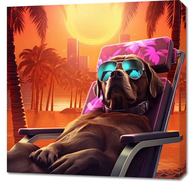 Obraz 70x70cm Lato w Stylu zdjęcie 1