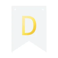 Baner DIY 16 cm - literka D