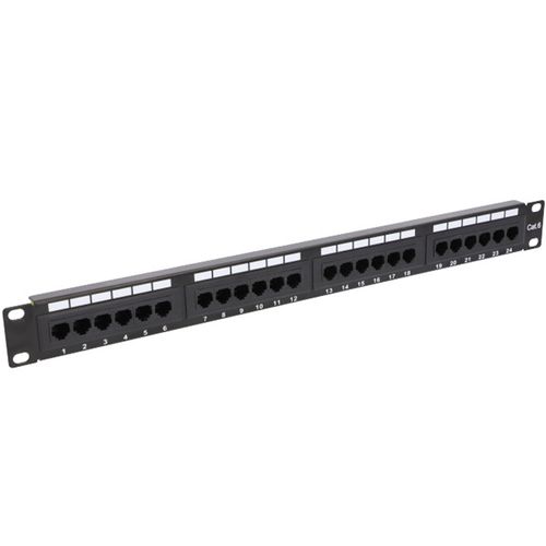 Patch panel RACK 19" 1U 24-porty kat. 6 UTP na Arena.pl