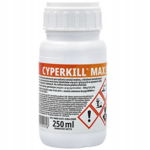 ŚRODEK PREPARAT NA MSZYCE CYPERKILL MAX 500 EC 250ML OWADOBÓJCZY DO na Arena.pl
