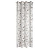 Firana na przelotkach BASALA 140x250 naturalna