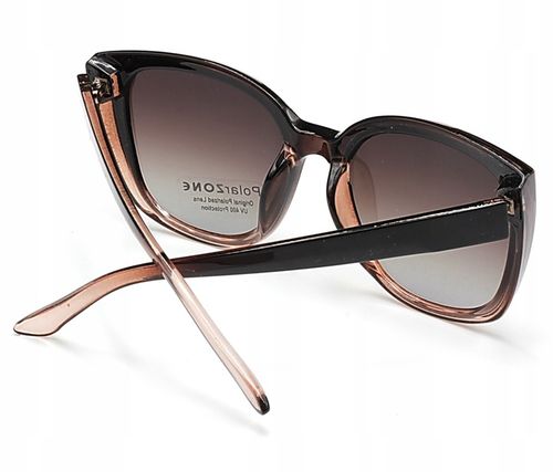 Okulary przeciwsłoneczne damskie polaryzacyjne z etui worek Polarzone UV400 na Arena.pl