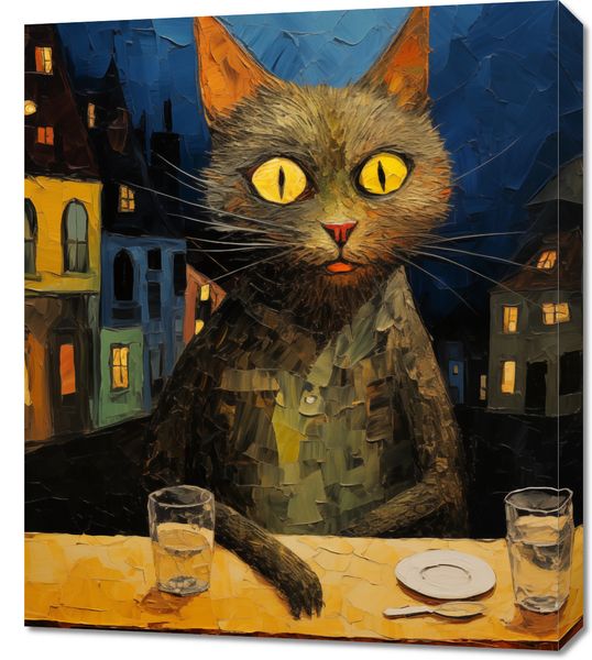 Obraz 60x70cm Nocny Obserwator zdjęcie 1