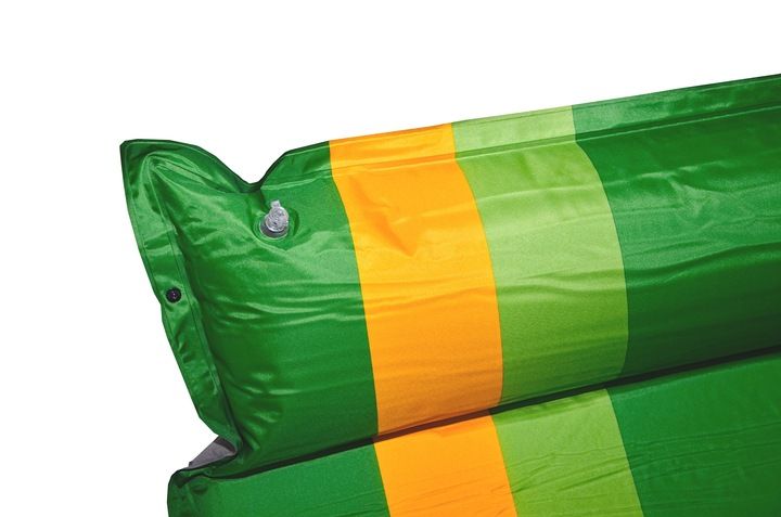 MATA SAMOPOMPUJĄCA Z PODUSZKĄ MATERAC karimata kempingowa POD NAMIOT BIWAK zdjęcie 6