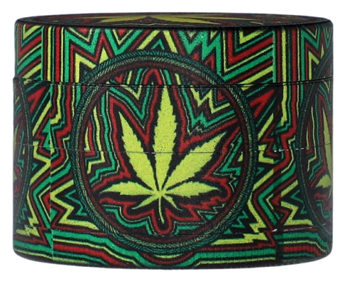 Młynek do Tytoniu Suszu Ziół CBD „Psycho Rasta Leaf” – psychodeliczny liść na Arena.pl