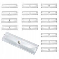 15x Przezroczyste ETUI na OKULARY Korekcyjne Futerał bezbarwny