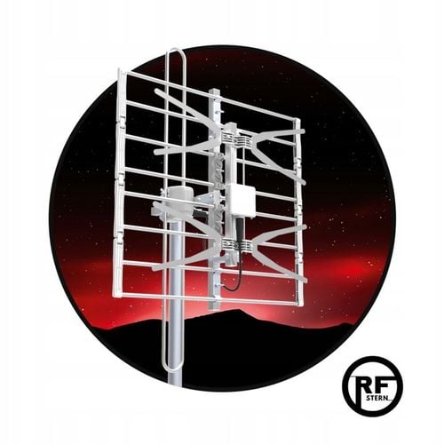 Antena TV DVB-T2 UHF VHF MUX8 ze wzmacniaczem siatkowa RET COMBO RF na Arena.pl