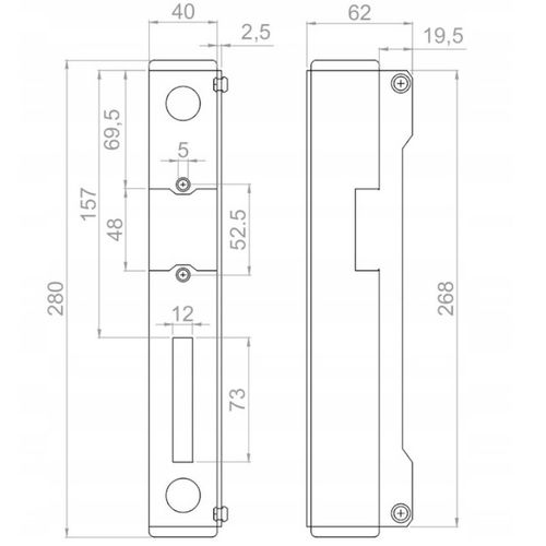 Elektrozaczep niskoprądowy Orno OR-EZ-4032 symetryczny na Arena.pl
