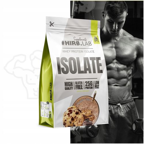 Izolat Białka BIAŁKO 700 g WPI Whey Protein Isolate Czekolada ciastko HIRO na Arena.pl