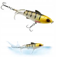 WOBLER na Szczupaka obrotowy ogon 9 cm 17 g oko 3D