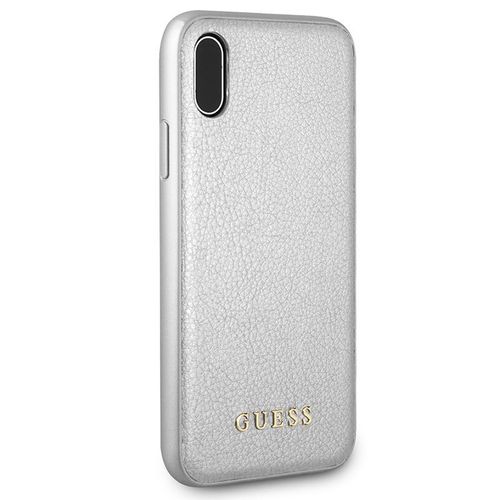 Guess Iridescent - Etui iPhone X (srebrny) na Arena.pl