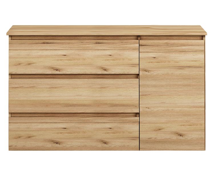 KOMODA MEGAN 120 K5 DĄB ZŁOTY do salonu przedpokoju sypialni zdjęcie 4