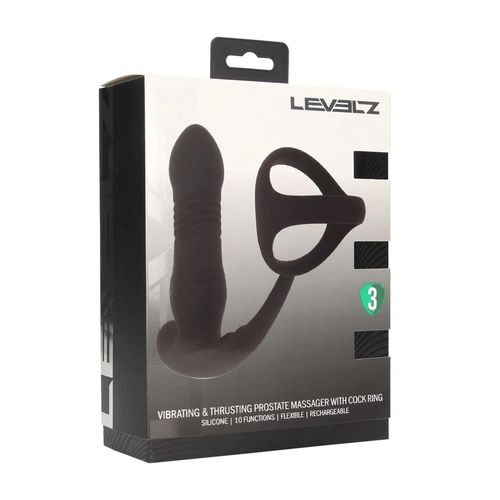 Vibrating And Thrusting Silicone Prostate Massager With Tri O Cockring na Arena.pl