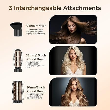 Obrotowa suszarka szczotka do włosów 3 w 1 do nadawania objętości na Arena.pl