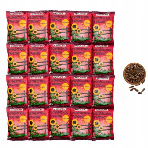 SŁONECZNIK MIRASOL Z PRZYPRAWAMI 150G TURECKI DUŻE PRAŻONE ZIARNO na Arena.pl