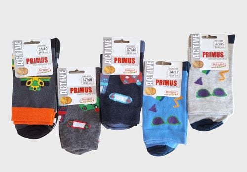 SKARPETY PRIMUS WZÓR 571 37-40 wzór - chłopiec na Arena.pl