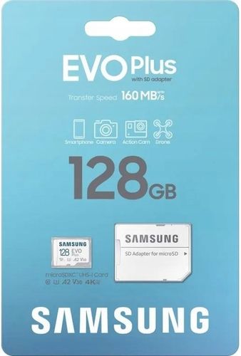 KARTA PAMIĘCI MicroSDXC 128 GB SAMSUNG EVO Plus 160MB/s MB-MC128SA/EU 2024 na Arena.pl