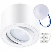 Oprawa Natynkowa HALOGENOWA TUBA Ruchoma + LED 5W
