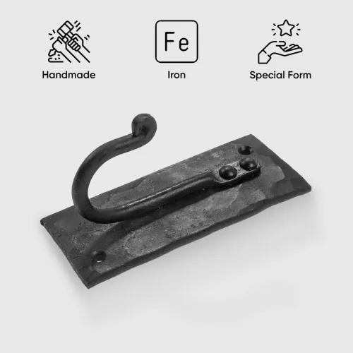 Hak John Paddle na ubrania kuty i oksydowany pojedyńczy S10 Uniwersalny na Arena.pl